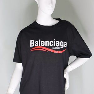 Black Authentic Balenciaga T-Shirt, Size XL, More Like a Med/Large